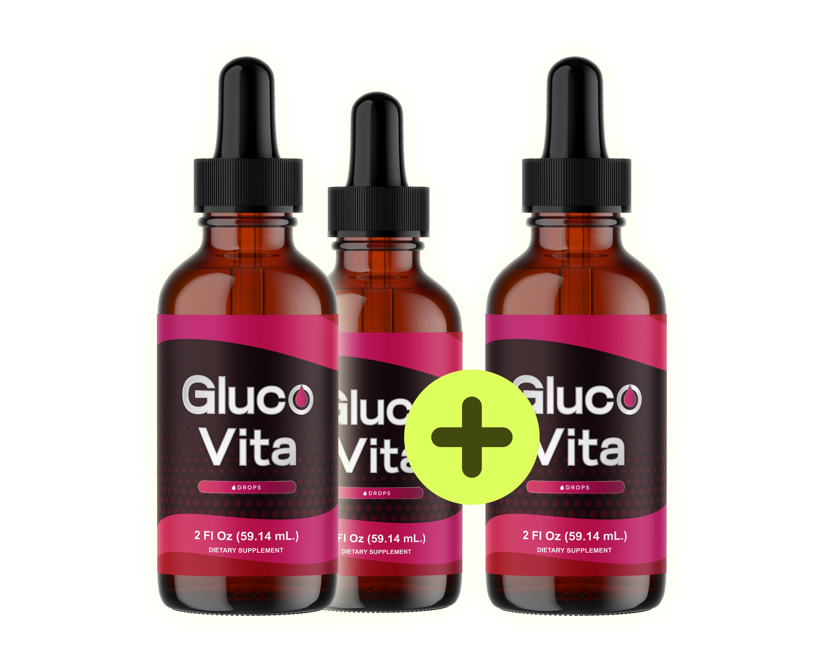 3 bottles Gluco Vita